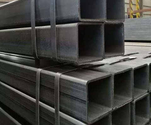 ISO Carbon Steel Rectangular Pipe 1.0MM-20.0MM Thick A3 Q345 Black Hollow Section