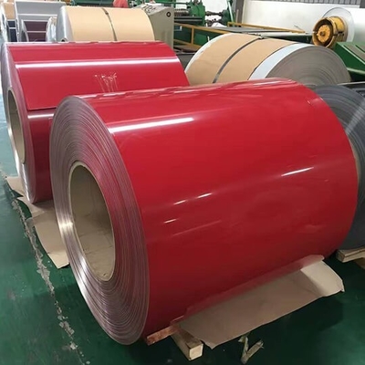 H24 H26 Temper Solid Metallic Coated Aluminum Coil 30mm-1800mm