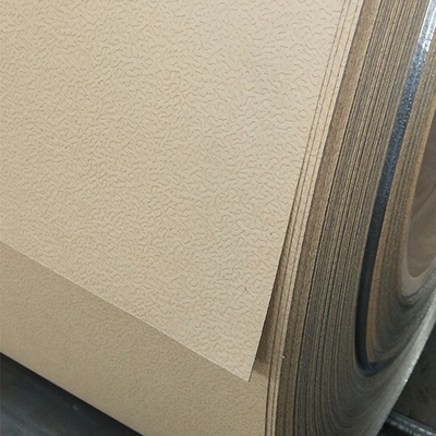 SGS Plastic Film Coated Aluminum Coil Polykraft Insulation Embossed Aluminum Sheet