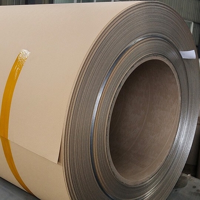 SGS Plastic Film Coated Aluminum Coil Polykraft Insulation Embossed Aluminum Sheet