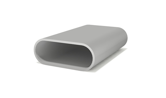 HO-H112 Temper Carbon Steel Rectangular Tube Aluminum Oval Tube Customized