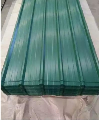 SGS Corrugated Steel Roofing Sheets PPGI Color Coated Corrugated Iron Roof Tiles