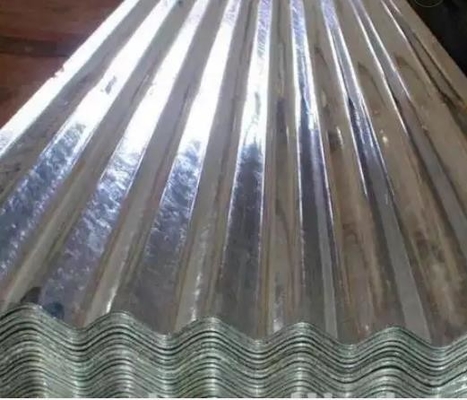 600mm-1250mm Corrugated Steel Roofing Sheets Zinc Coated Galvanized Steel Sheet