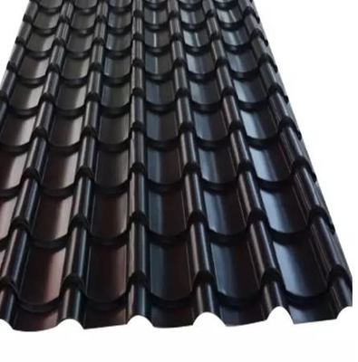 Prepainted Color Coated Zinc Aluminium Roof 3-120mm Thick Gi Corrugated Sheet
