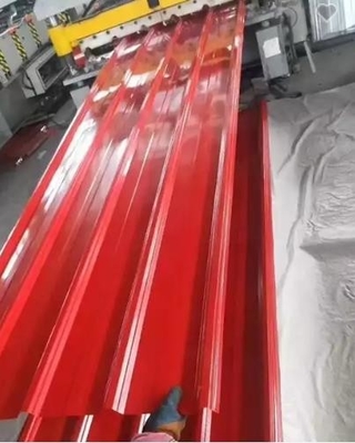 Color Coated Galvanized Corrugated Steel Roofing Sheets Building Material