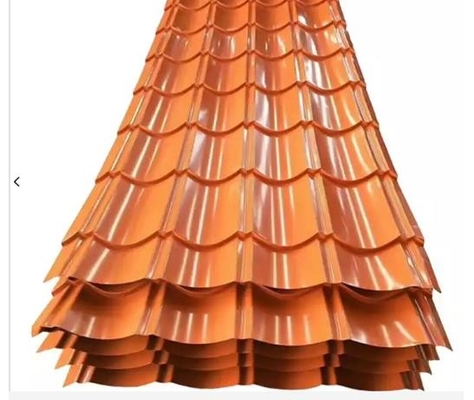ISO9001 Corrugated Steel Roofing Sheets Zinc Color Coated Roofing Sheet