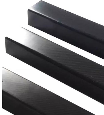 High Strength Carbon Steel Rectangular Tube 3k Carbon Fiber Square Tubing