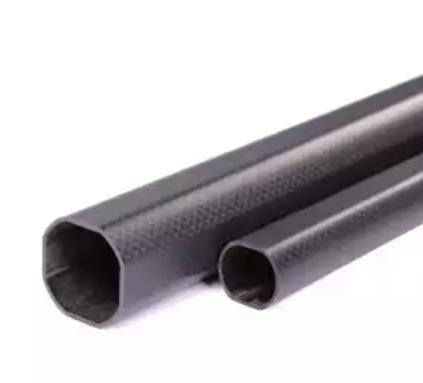 Custom Rectangular Square 3k Carbon Fiber Tube Abrasion Resistant