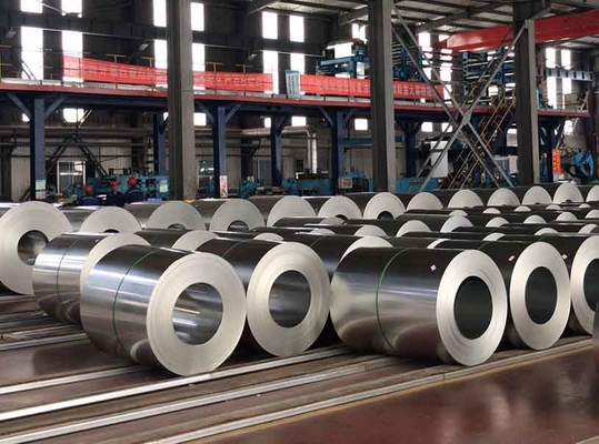 Mill/Slit/Cut Cold Rolled Galvanized Steel Coil 195-420MPa Yield Strength